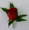 Classic Red Rose Boutonniere