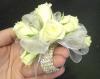 Silver "Rock Candy" Wrist Corsage