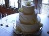 White Gardenia Wedding Cake Decoration - Standard