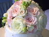 Grande Flowers' White and Pink Cake Top