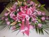 Grande Flowers' Pink Rose and Lily Casket Spray