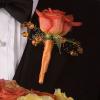 Rose and Bead Boutonniere