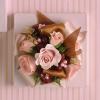 Pink and Brown Wrist Corsage