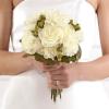 White Rose and Carnation Bouquet